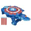 Marvel Avengers Mech Strike Monster NERF Captain America Monster Blast Shield Roleplay Toy with 3 NERF Darts, Toys for Kids Ages 5 and Up view 1