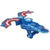 Marvel Avengers Mech Strike Monster NERF Captain America Monster Blast Shield Roleplay Toy with 3 NERF Darts, Toys for Kids Ages 5 and Up view 2