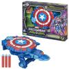 Marvel Avengers Mech Strike Monster NERF Captain America Monster Blast Shield Roleplay Toy with 3 NERF Darts, Toys for Kids Ages 5 and Up view 3