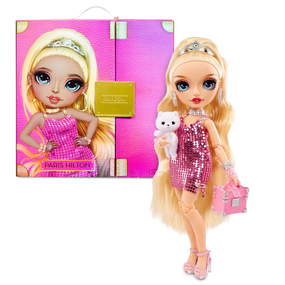Rainbow High Premium Edition- Paris Hilton Collector Doll- 11 inch, 2022 Fashion Doll with Blond Hair, 2 Gorgeous Outfits to Mix & Match and Premium Doll Accessories. Great Gift and Collectors!