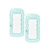 FUNBOY Giant Inflatable Luxury Clear Mint Blue Mesh Lounger Water Hammock Pool Float, Perfect for a Summer Pool Party, Cup Holder, Bundle Pack of 2 view 1