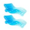FUNBOY Giant Inflatable Luxury Tri-Color Blue Chaise Lounger, Chair Pool Float for Adults, Perfect for a Summer Pool Party, Bundle Pack of 2 view 1