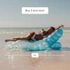 FUNBOY Giant Inflatable Luxury Tri-Color Blue Chaise Lounger, Chair Pool Float for Adults, Perfect for a Summer Pool Party, Bundle Pack of 2 view 2