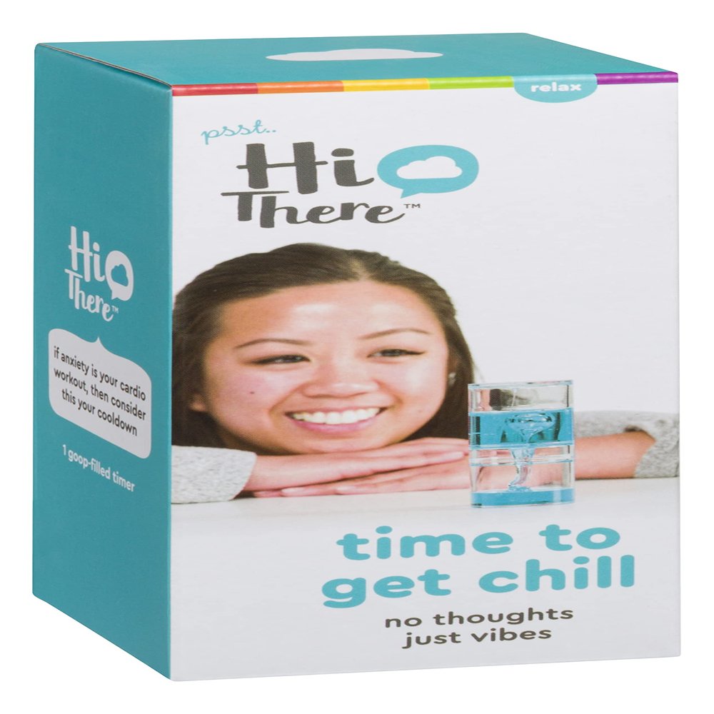Toysmith TIME to GET CHILL - Hi There! Delightfully Witty Gift, Desk Toy, Timer, Fidget Toy, Calming Toy, for People of All Ages