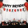 Balterever Boxing Birthday Party Decorations Boxing Banner Garland Wrestling Party Supplies Boxing Match Fight Sports Theme Boxer Birthday Party Decorations view 2