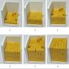3D Wooden Brain Teaser Puzzle Cube Wooden Puzzles T-Shaped Jigsaw Logic Puzzle Game Puzzles Educational Toy for Kids and Adults (Golden) view 2