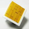 3D Wooden Brain Teaser Puzzle Cube Wooden Puzzles T-Shaped Jigsaw Logic Puzzle Game Puzzles Educational Toy for Kids and Adults (Golden) view 3