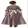 California Costumes, American Colonial Dress, Child, Brown/White, Medium view 3