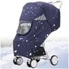 MMWMJWMB Thickened Warm Material Universal Baby Stroller Rain Cover - Waterproof Weather Shield Waterproof Universal Large Transparent Window for Pushchairs Accessories Strollers Raincoa view 1