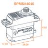 Spektrum A4040 MT/HS Micro Metal Gear HV Servo, SPMSA4040 view 4