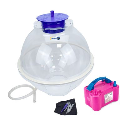 Balloon Stuffing Machine,Balloon Expander with Balloon Pump for Balloon Rose Bouquet Wedding Christmas Birthday Party Gift Art Balloons Filling Decoration Supply (purple)