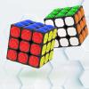 AMAZA 3x3 Speed Cube Black 3x3x3 Magic Speed Cube Puzzles Black Toys Tactile Cube Special Puzzle Touch Twist Patch Visually Impaired Cube Toys for Kids and Adult view 2