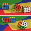 AMAZA 3x3 Speed Cube Black 3x3x3 Magic Speed Cube Puzzles Black Toys Tactile Cube Special Puzzle Touch Twist Patch Visually Impaired Cube Toys for Kids and Adult view 3