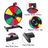 iElyiEsy 15 Inch Spinning Prize Wheel Tabletop Prize Wheel with 10 Slots Dry Erase Spinning Wheel for Trade Show Carnival Party Pub Fortune Game view 3