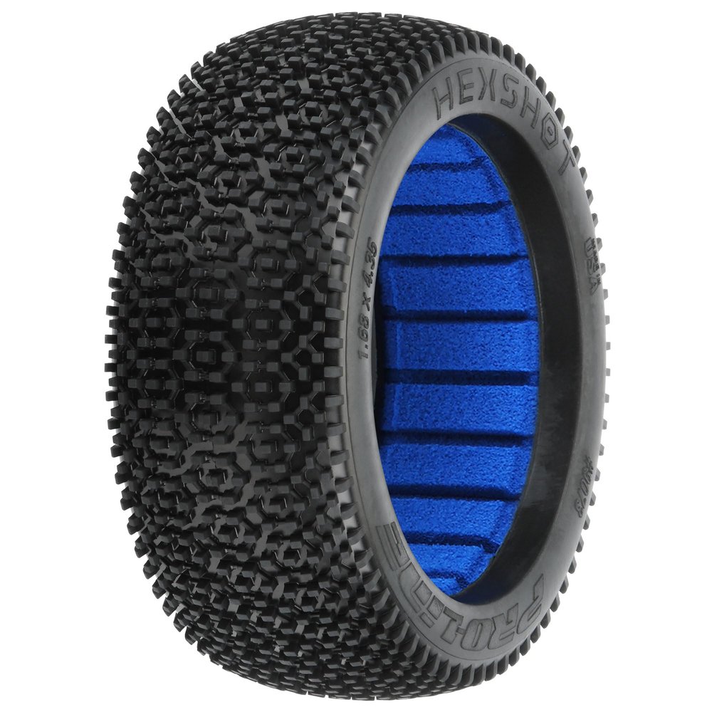 Pro-Line Racing 1/8 Hex Shot S4 F/R Off-Road 18 Buggy Tires 2 PRO9073204 RC Tire