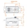 Spektrum A7090 Brushless Low Profile Metal Gear HV Servo, SPMSA7090 Medium view 4