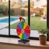 iElyiEsy 12 Inch Spinning Wheel for Prizes 12 Slots Spinner with Stand, Dry Erase Marker and Eraser for Trade Show Carnival Party Pub Fortune Game view 4