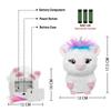 YH YUHUNG Talking Unicorn Plush Repeat What You Say with Clear Voice Repeating Unicorn Girls Recording Toy Mimicking Toy view 3