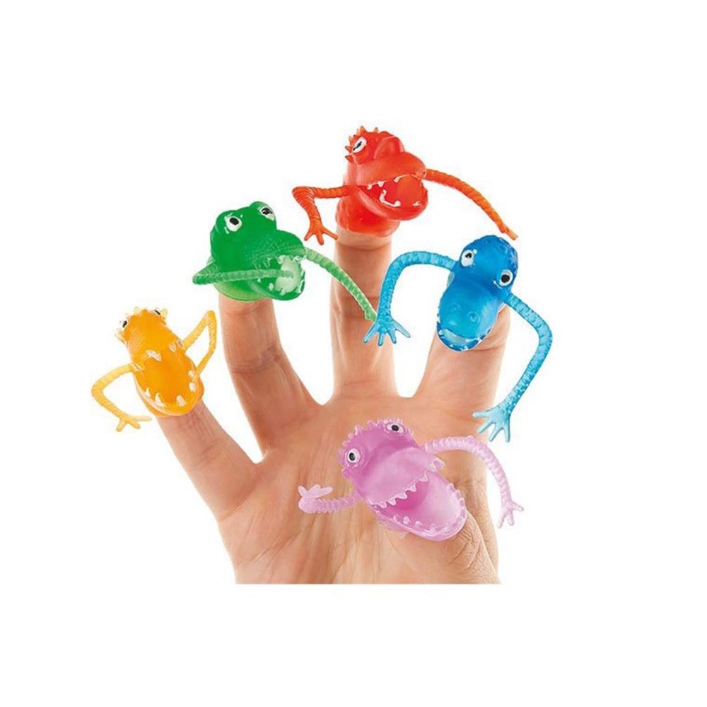20pcs Creepy Finger Puppets for Boy Girl Fun Toys Party Favors for Puppet Shows Random Pattern Design Long Lasting for Celebrations Storytelling Props