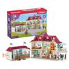 schleich Horse Club - 192PC Lakeside Country House and Stable Playset - Equestrian Toy Set with People and Horse Figurines - Large Dollhouse with Furniture - Imaginative Play for Kids 5+ | 42551 view 1