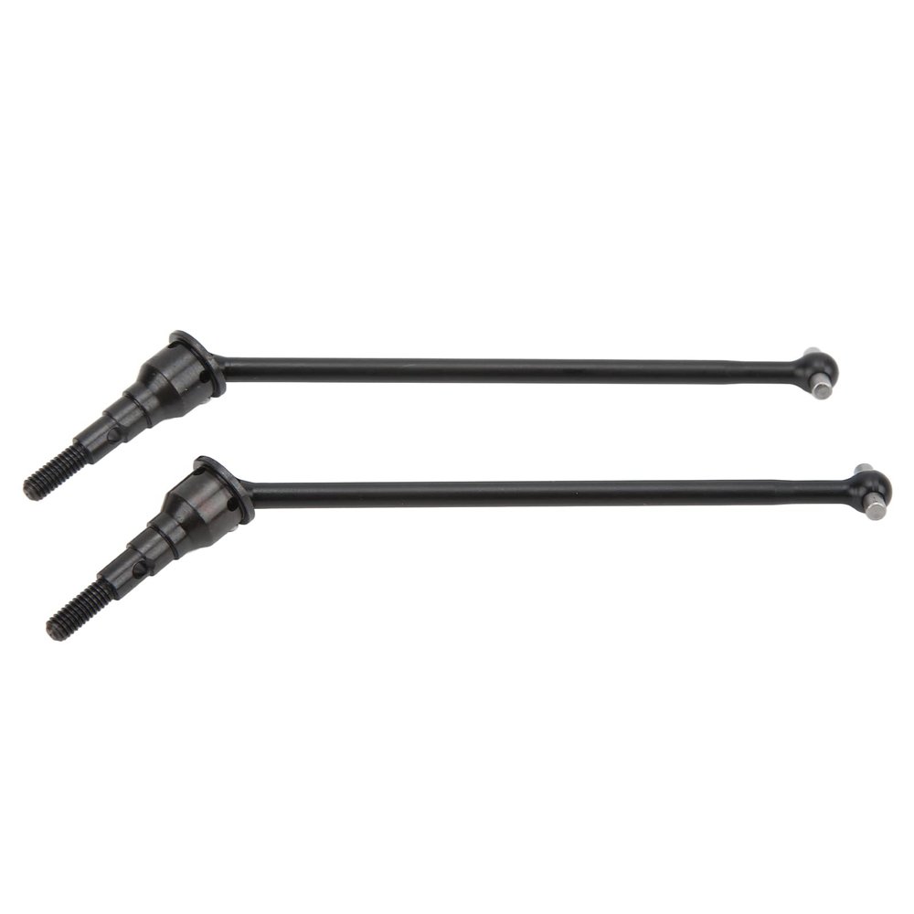 RC Car Drive Shaft, Durable Steel Upgrade for Off Road Racing, CVD Drive Shaft 2Pcs Front Rear for 1/10 Scale Enthusiasts and Hobbyists