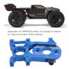 Dilwe RC Motor Mount, Aluminum Alloy Motor Mount Seat Holder 2 Piece Design Motor Fixed Holder Seat RC Car Part for Arrma 6s Kraton 1/8 Remote Control Vehicle RC Accessories(Blue) view 2