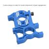 Dilwe RC Motor Mount, Aluminum Alloy Motor Mount Seat Holder 2 Piece Design Motor Fixed Holder Seat RC Car Part for Arrma 6s Kraton 1/8 Remote Control Vehicle RC Accessories(Blue) view 4