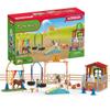 Schleich Farm World, Horse Toy for Kids, Agility at The Stable Horse Set with Horses and Rider, Ages 3+ view 1