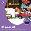 Schleich Horse Club - 38PC Trailer and Truck Transporter Playset with Realistic Horse and Rider Figurines and Accessories - Interactive Toys for Girls and Boys - Kids Ages 5+ | 42346 view 4