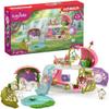 Schleich Bayala - 71 PC Glittering Flower House Playset with Fairy Figure, 2 Cute Unicorn Toys and Fairy Dollhouse Accessories for Girls and Boys - Fantasy Figurine Animal Set for Kids Ages 5+ | 42445 view 1