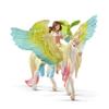 Schleich Bayala - 3 PC Surah and Pegasus Fairy Toy Set - Poseable Fairy Figurine, Unicorn Figure with Magnetic Saddle - Fantasy Playsets for Girls and Boys - Imaginative Play for Kids Ages 5+ | 70566 view 1