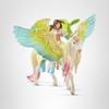 Schleich Bayala - 3 PC Surah and Pegasus Fairy Toy Set - Poseable Fairy Figurine, Unicorn Figure with Magnetic Saddle - Fantasy Playsets for Girls and Boys - Imaginative Play for Kids Ages 5+ | 70566 view 4