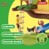 Schleich Farm World - 60PC Adventure Tree House Playset with 2 Child Figurines, Dog and Accessories - Realistic Farm Play Set Figures for Imaginative Play - Toys for Children, Toddlers Ages 3+ - 42408 view 2