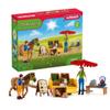 schleich FARM WORLD  Sunny Day Mobile Farm Stand Playset, Farm Play Set with Farmer Dolls, Horse and Mobile Produce Stand, Farm Animal Toys for Kids Ages 3+ view 1