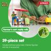 schleich FARM WORLD  Sunny Day Mobile Farm Stand Playset, Farm Play Set with Farmer Dolls, Horse and Mobile Produce Stand, Farm Animal Toys for Kids Ages 3+ view 3