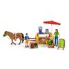 schleich FARM WORLD  Sunny Day Mobile Farm Stand Playset, Farm Play Set with Farmer Dolls, Horse and Mobile Produce Stand, Farm Animal Toys for Kids Ages 3+ view 4