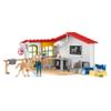 schleich Farm World - 43 PC Veterinarian Practice Playset with Animal Figures and Accessories - Pet Hospital Play Set with Vet, Horse, Dog, and Cat Figurines - Educational Toys for Kids 3+ | 42502 view 2