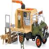 Schleich Wild Life - 45 PC Animal Rescue Toy Truck Playset - With Ranger Tom Action Figure, Lion and Meerkat Figures - Screen-Free Safari Adventure Play Set - Wild Animal Toys for Kids Ages 3+ | 42475 view 2