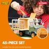 Schleich Wild Life - 45 PC Animal Rescue Toy Truck Playset - With Ranger Tom Action Figure, Lion and Meerkat Figures - Screen-Free Safari Adventure Play Set - Wild Animal Toys for Kids Ages 3+ | 42475 view 4