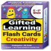 TestingMom.com Creativity Flash Cards  Kindergarten - 6th Grades  Improve Skills or Prepare for the Torrance Test of Creative Thinking (TTCT), Structure of Intellect Creativity Test (SOI), and more. view 1