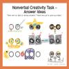 TestingMom.com Creativity Flash Cards  Kindergarten - 6th Grades  Improve Skills or Prepare for the Torrance Test of Creative Thinking (TTCT), Structure of Intellect Creativity Test (SOI), and more. view 4