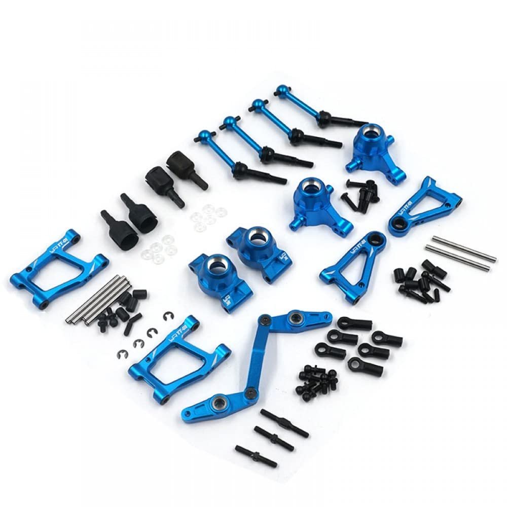 Yeah Racing TATT-S06BU Rapid Performance Essential Upgrade Kit Blue : Tamiya TT01/E