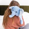 HUGIMALS Emory The Elephant 20 Inch 4.5 lb Heavy Cute Sensory Weighted Comfort Plush | Large Unscented Washable Self Care Calming Stuffed Animal for Kids, Teens and Adults view 2