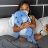 HUGIMALS Emory The Elephant 20 Inch 4.5 lb Heavy Cute Sensory Weighted Comfort Plush | Large Unscented Washable Self Care Calming Stuffed Animal for Kids, Teens and Adults view 4