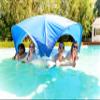 AquaCabana Pool Float with Canopy- World's Only All Day/All Way Inflatable Pool Shade Float Cabana for Pools, Beaches, Lakes and Rivers- Heavy Duty, Puncture Resistant Canopy Pool Float- Blue view 2