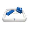 AquaCabana Pool Float with Canopy- World's Only All Day/All Way Inflatable Pool Shade Float Cabana for Pools, Beaches, Lakes and Rivers- Heavy Duty, Puncture Resistant Canopy Pool Float- Blue view 4