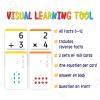 merka Math Flash Cards, 338 Flashcards in Total, Multiplication and Division, Learning Mathematics, Create Game for Kids, Classroom and Homeschool Toys, Ages 4-14, 2 Sets with 169 pcs Each view 2