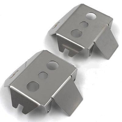 Yeah Racing AXSC-081 Stainles Steel Front & Rear Differential Protector : Axial SCX6