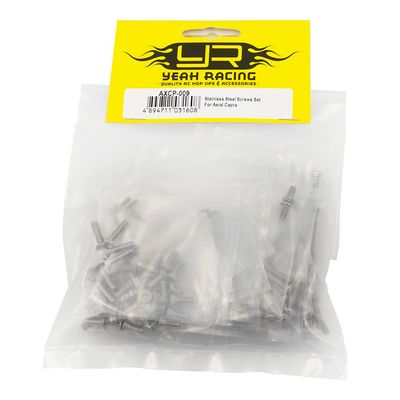 Yeah Racing AXCP-009 Stainless Steel Screws Set : Axial Capra