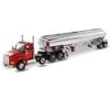 1:50 Kenworth T880S SBFA Tandem with Pusher Axle Day Cab with Heil FD9300/DT-C4 Petroleum Trailer - Diecast Masters - Transport Series view 1